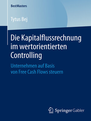 cover image of Die Kapitalflussrechnung im wertorientierten Controlling